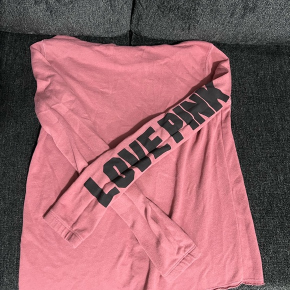 Mauve colored VS PINK hoodie - Picture 2 of 2